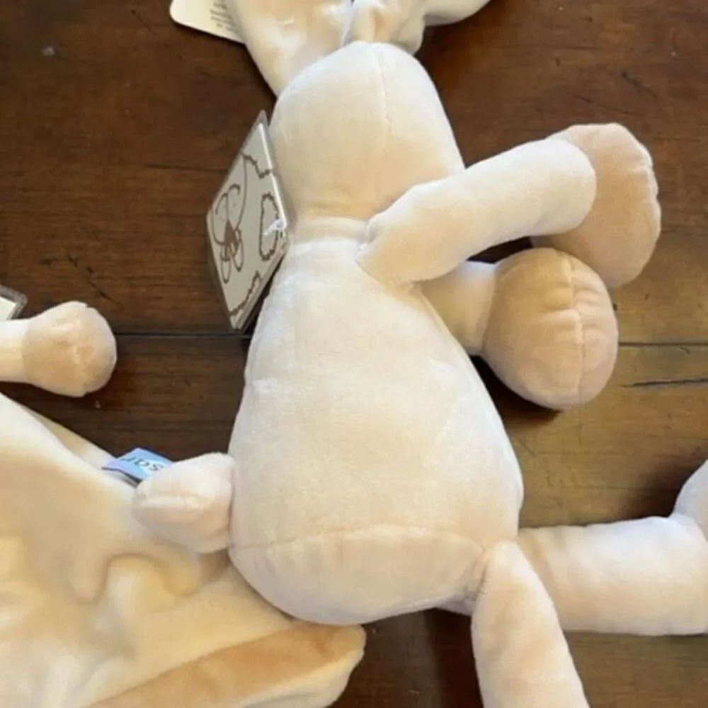 NWT Swedish‎ Plush Bunny and Lovey set